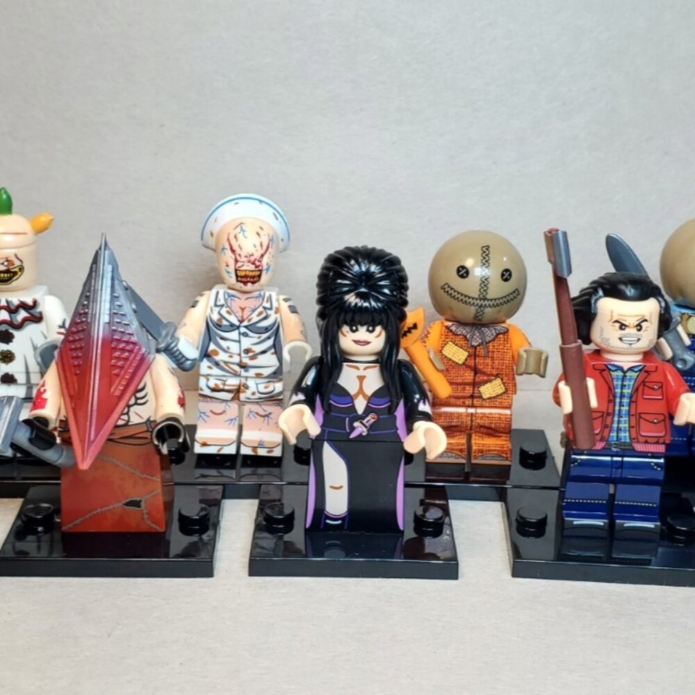 Custom Printed MOC Horror Silent Hill, Shining Minifigures 8 Pack